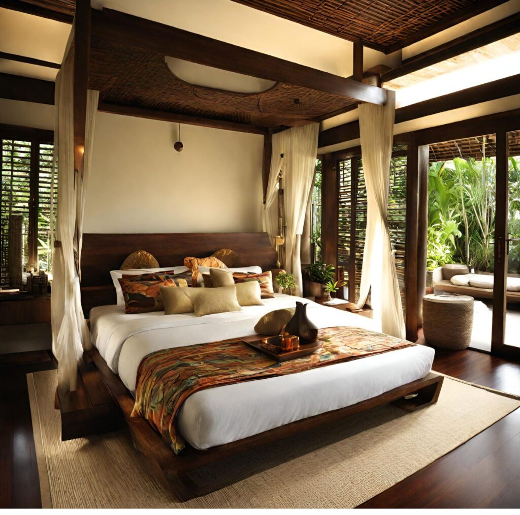 Balinese Inspired Bedroom
