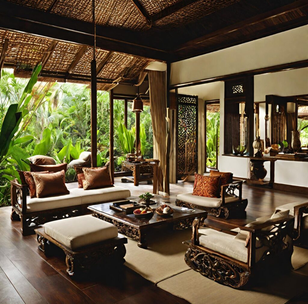 Balinese Indoor and Outdoor Space