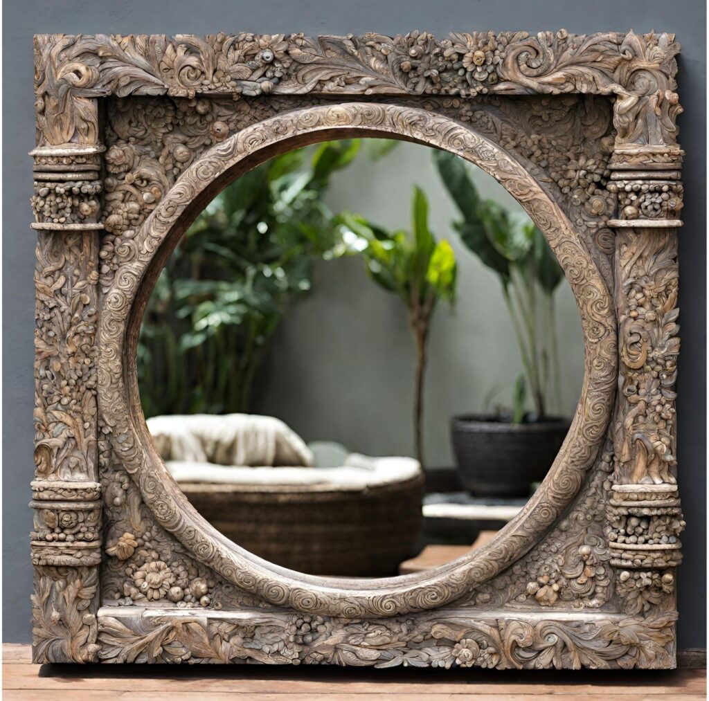 Balinese Style Mirror