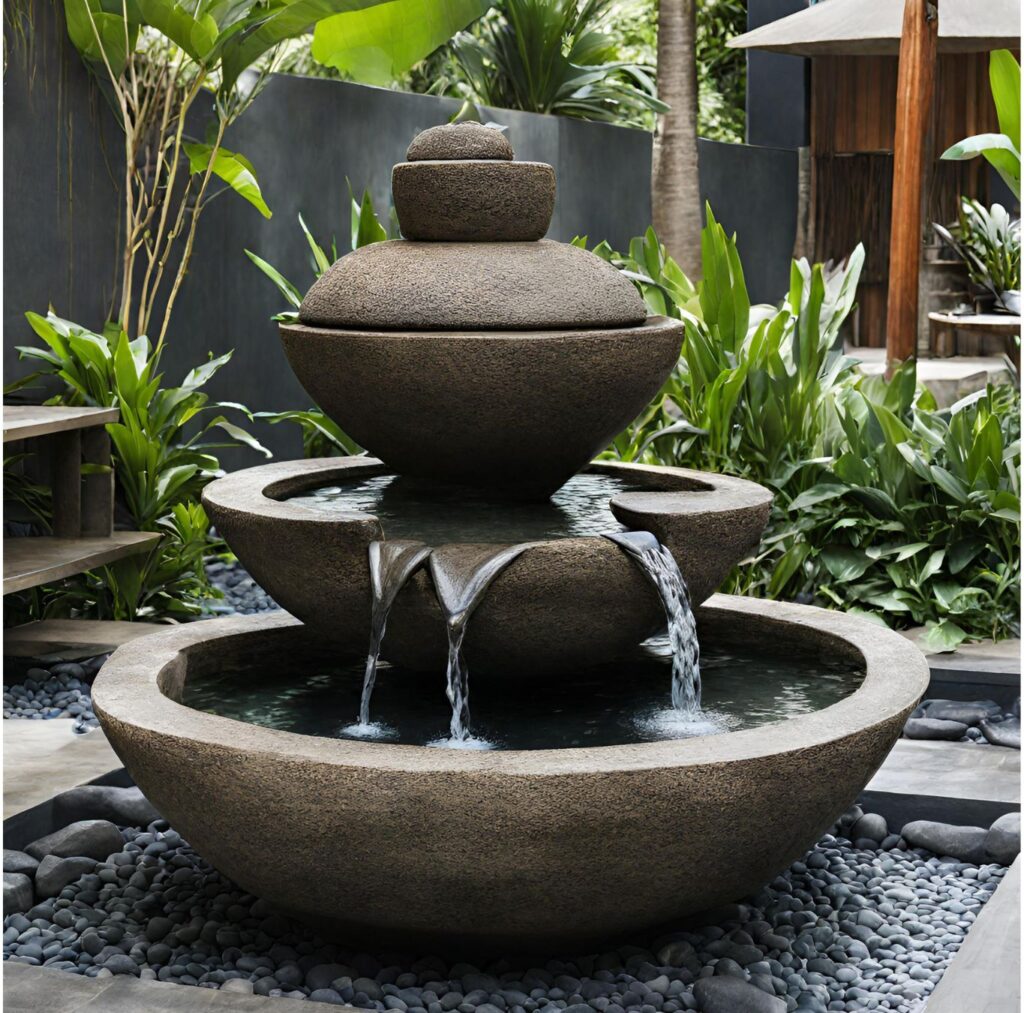 Balinese water feature